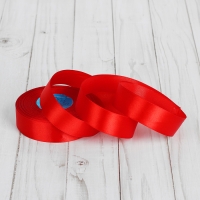 Лента атласная, ширина 25мм, 33±2м, цвет красный