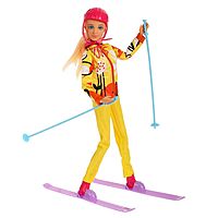 Кукла-модель Лыжница с аксессуарами в ассортименте