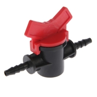 Муфта-коннектор, с шаровым краном, d=5 мм, под капельный полив