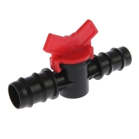 Муфта-коннектор, с краном шаровым, d=1/2" (12 мм) х d=3/4" (19 мм)