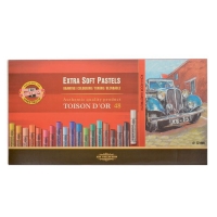 Пастель сухая мягкая художественная TOISON D`OR 8556/48, 48 цветов
