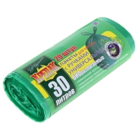 Мешки для мусора с ручками 30 л "БИОразлагаемые", толщина 11 мкм, рулон 20 шт