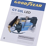 Компрессор автомобильный Goodyear GY-50L LED GY000113 сумка