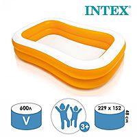 Бассейн надувной Мандарин 229х152х48см 57181NP INTEX