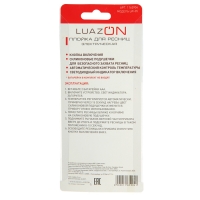 Плойка для ресниц LuazON LW-05, 3 Вт, бело-розовая