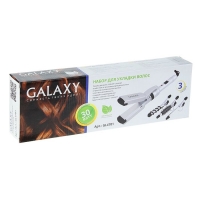 Мультистайлер Galaxy GL 4701, 30 Вт, до 155°C, 3 насадки, 220 В