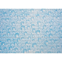 Коврик напольный ПВХ ширина 80 см, рулон 15 м "Пузырьки", цвет голубой
