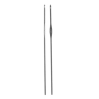 Крючки для вязания металлические, d=1;2мм, 13,5см, набор 2шт
