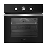 Духовой шкаф Maunfeld MGOG.673B, газовый, 67 л,  черный