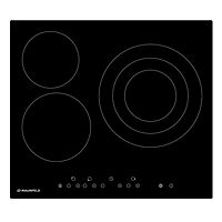 Варочная поверхность Maunfeld EVCE.593.T-BK, электрическая, 3 конфорки, чёрная