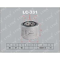 Фильтр масляный LYNXauto LC331