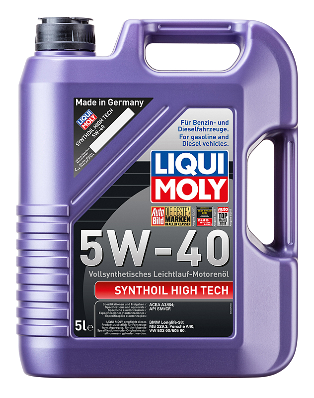 Масло моторное Liqui Moly Synthoil High Tech 5W-40 5 л синт.