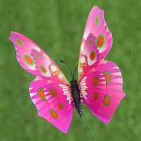 Декоративный штекер "Пёстрая бабочка" микс