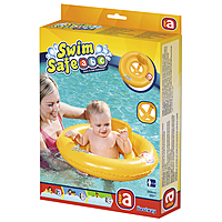 Круг для плавания с сидением и спинкой двухкамерный "Swim Safe", ступень А, от 1-2 лет