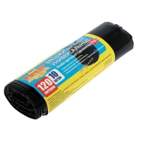 Мешки универсальные 120 л "Крепак", рулон 10 шт