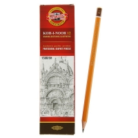 Карандаш чернографитный K-I-N профессиональные 1500 6H лакированный корпус