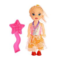 Кукла малышка "Люси" в платье с аксессуарами, МИКС