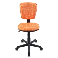 Кресло детское Бюрократ CH-204NX/GIRAFFE, оранжевый, рисунок "Жираф"