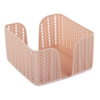 Салфетница "Вязание", цвет чайная роза