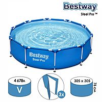Бассейн каркасный Steel Pro 305х76см 56677 Bestway