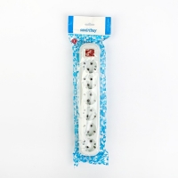 Колодка Smartbuy, 6 розеток, 3500 Вт, 16 А, с выключателем, с з/к, белая, SBE-16-6-00-ZS