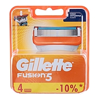 Сменные кассеты Gillette Fusion, 4 шт