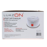 Йогуртница электрическая LuazON LY-01, 1,5л., 15 вт, 6 стаканов, белая