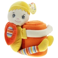 Набор подарочный для новорождённых "Этелька" 2 пр Пчелка-обнимашка, размер 75х100 см