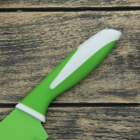 Нож с антиналипающим покрытием "Симпл" лезвие 20 см, цвета МИКС