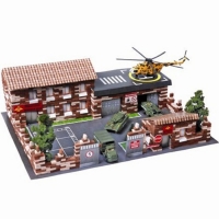 Конструктор из кирпичиков "Военная база", 1460 деталей