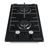 Варочная поверхность Maunfeld EGHE.32.3EB/G, газовая, 2 конфорки, чёрная