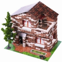 Конструктор из кирпичиков "Дачный дом", 650 деталей