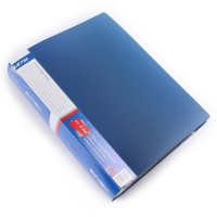 Папка формат А4 с 80 прозрачными файлами 17мкр, пластик 700мкр МИКС A plus