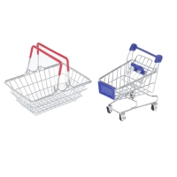 Набор для покупок "Мини" корзинка +тележка для покупок
