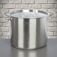 Кастрюля 11 л "Общепит", d=26 см, h=21 см, металлическая крышка, ТРС