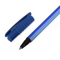 Ручка шариковая "Полоски" МИКС стержень синий