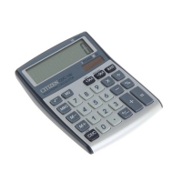 Калькулятор настольный 10-разрядный CDC-100WB, 109*135*25мм, двойное питание, серебристый