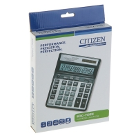 Калькулятор настольный 16-разрядный SDC-760N, 158*204*31мм, двойное питание, черный