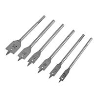 Набор сверл перовых TUNDRA, шестигранный хвостовик, 10-12-16-18-20-25 мм, 6 шт.