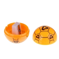 Точилка пластиковая "Мяч", МИКС