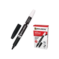 Маркер для доски 4.0 мм BRAUBERG чёрный