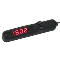 Термометр Nova Bright, цифровой, в прикуриватель, часы, напряжение бортовой сети, 12 В