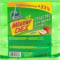 Средство для мытья полов Mister Dez "Яблочный микс", 5 л