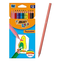 Карандаши 12 цветов BIC Kids Tropicolors 2, пластиковые