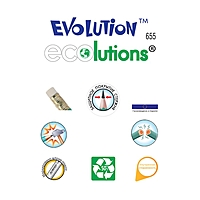 Карандаш чернографитный BIC HB Evolution ECOlutions пластиковый с ластиком  880332