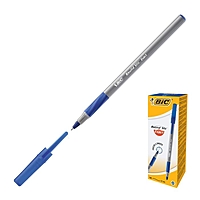 Ручка шариковая BIC Round Stic Exact, чернила синие, узел 0.7мм, одноразовая