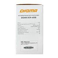 Автомагнитола Digma DCR-400B 1DIN 4x45Вт FM-радио разъем USB