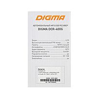 Автомагнитола Digma DCR-400G