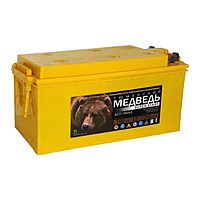 Аккумуляторная батарея Тюменский медведь 190 А/ч - 6СТ АПЗ, прямая полярность, конус