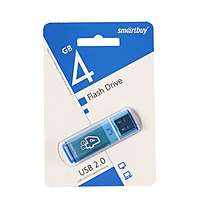 USB-флешка Smartbuy 4Gb Glossy, синяя
